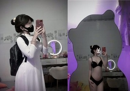 Clip sex nữ sinh áo dài địt nhau với người yêu